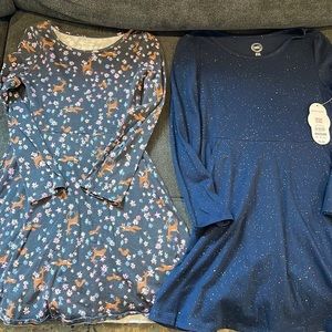 2 long sleeve dresses -size 6